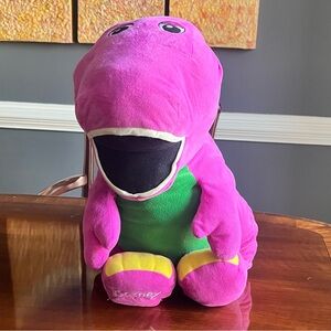 Fisher Price 2017 Speak 'n Sing Jumbo Huge Large Barney Dinosaur Stuffed Animal